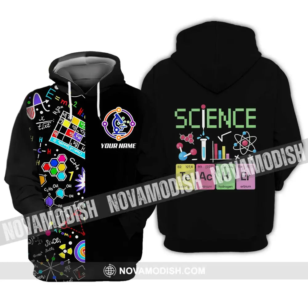 Unisex Shirt - Custom Name Science Shirt Hoodie / S T-shirt