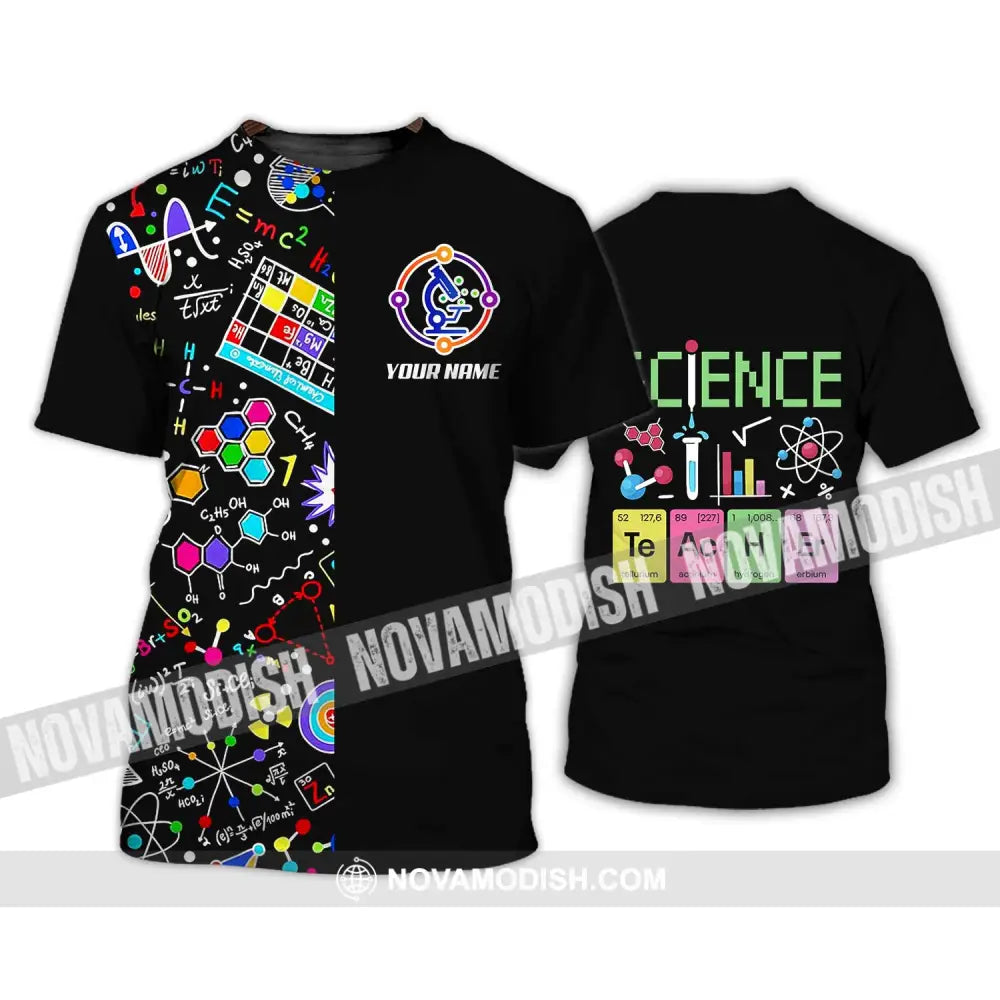 Unisex Shirt - Custom Name Science Shirt T-Shirt / S T-shirt