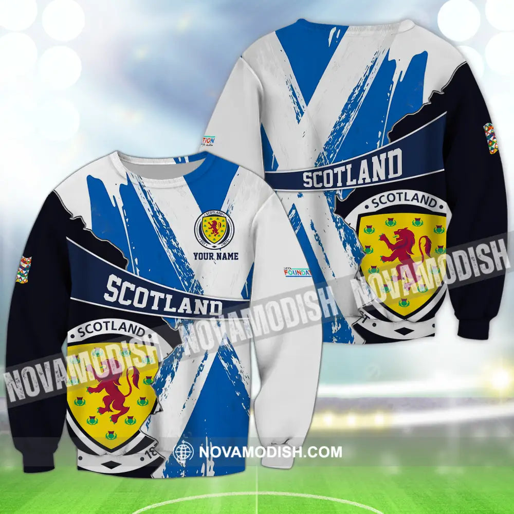 Unisex Shirt - Custom Name Scotland EST.1983 Euro 2024 Shirt Long Sleeve / S T-shirt