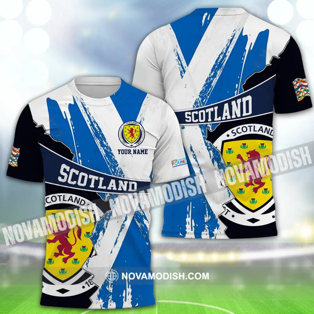 Unisex Shirt - Custom Name Scotland EST.1983 Euro 2024 Shirt T-Shirt / S T-shirt