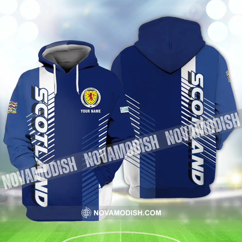 Unisex Shirt - Custom Name Scotland Euro 2024 Shirt Hoodie / S T-shirt