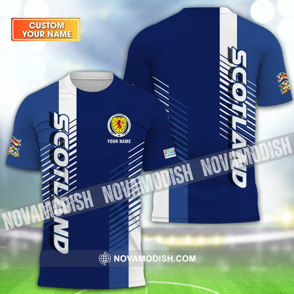 Unisex Shirt - Custom Name Scotland Euro 2024 Shirt T-shirt