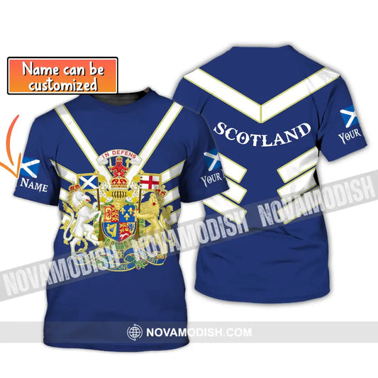 Unisex Shirt Custom Name Scotland In Defens T-Shirt