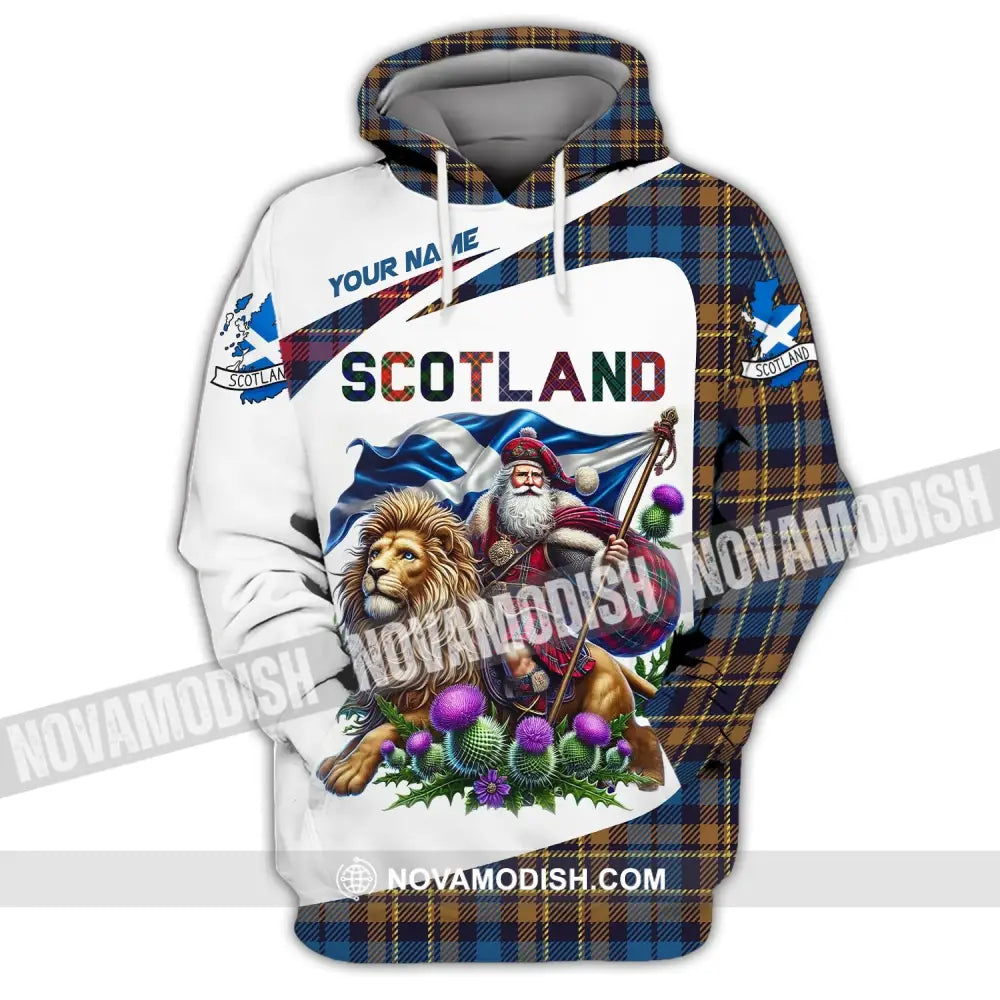 Unisex Shirt Custom Name Scotland Lover Gift Hoodie / S T-Shirt