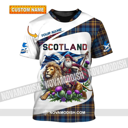 Unisex Shirt Custom Name Scotland Lover Gift T-Shirt