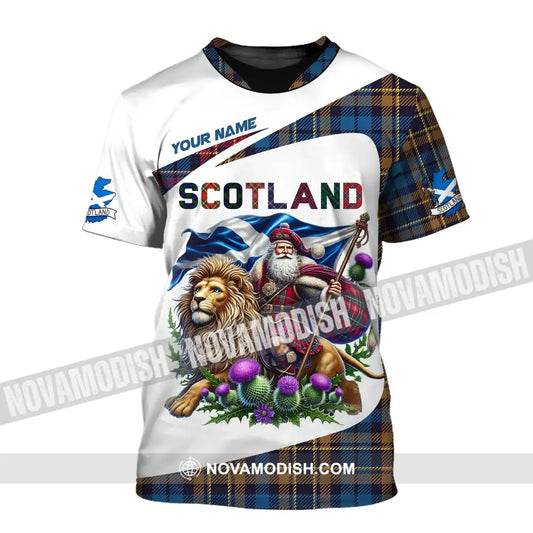 Unisex Shirt Custom Name Scotland Lover Gift T-Shirt / S T-Shirt