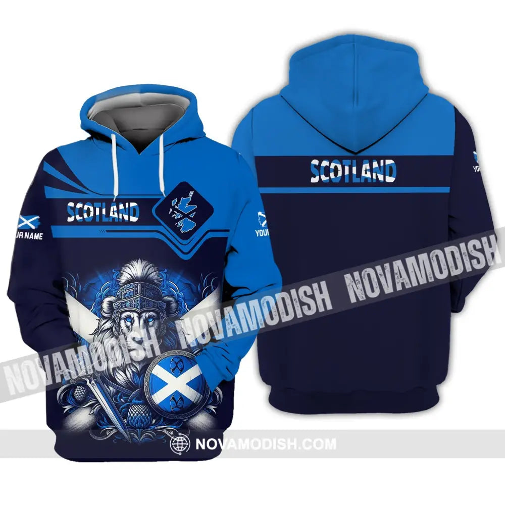 Unisex Shirt - Custom Name Scotland Sport Hoodie / S T-Shirt