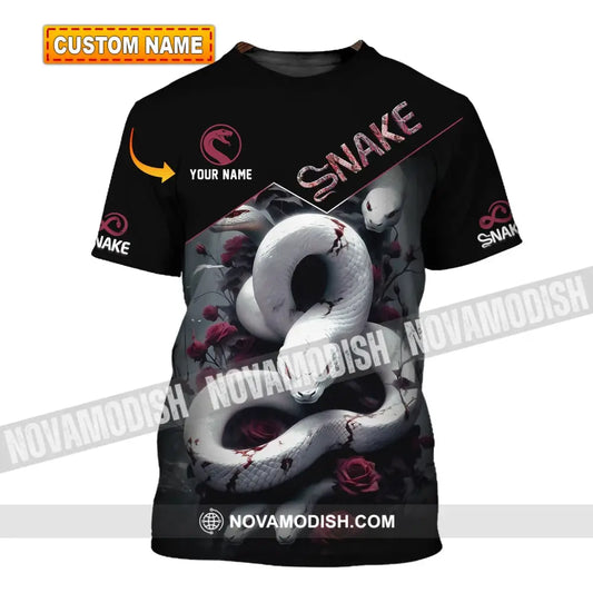 Unisex Shirt Custom Name Snake T-Shirt Hoodie Long Sleeve T-Shirt