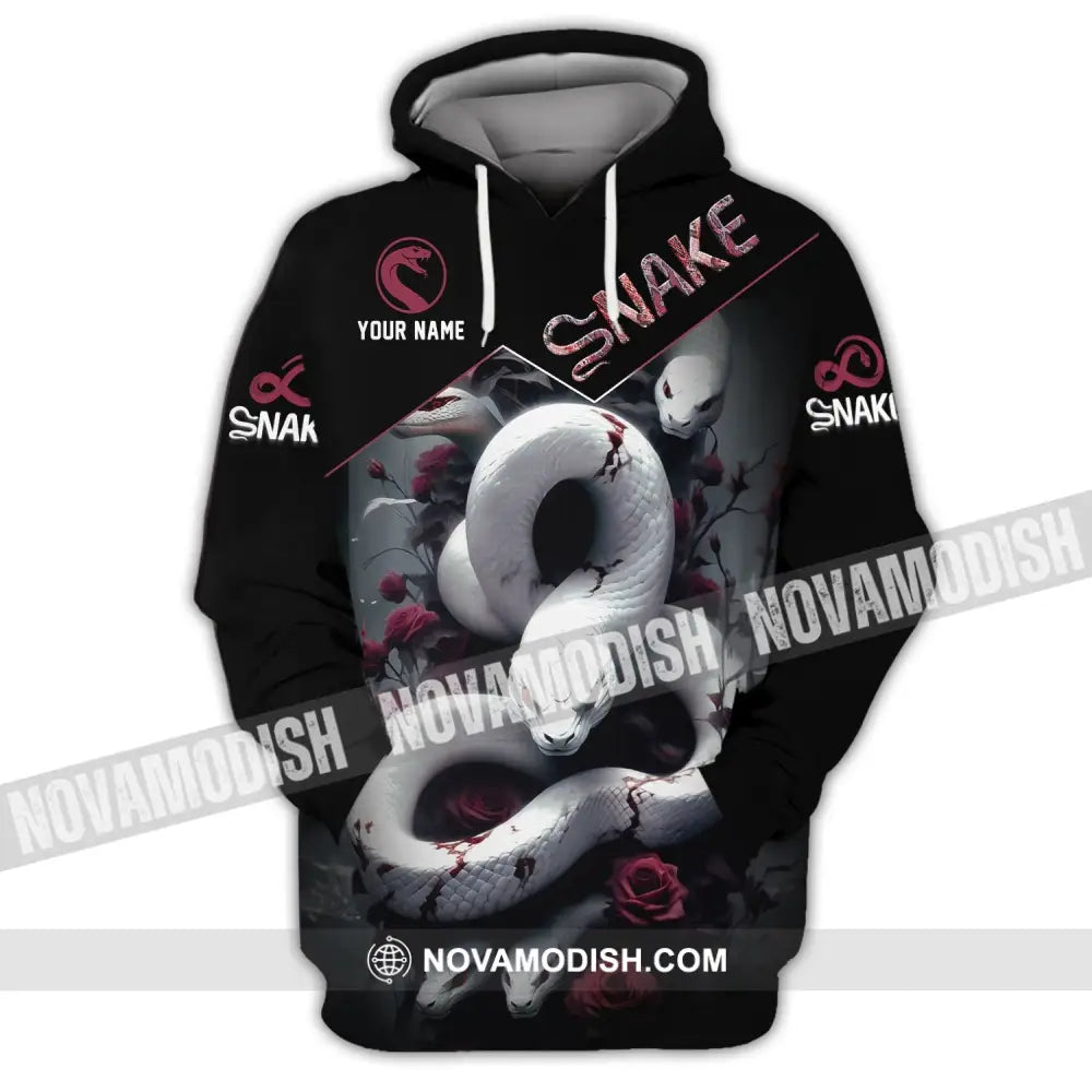 Unisex Shirt Custom Name Snake T-Shirt Hoodie Long Sleeve / S T-Shirt