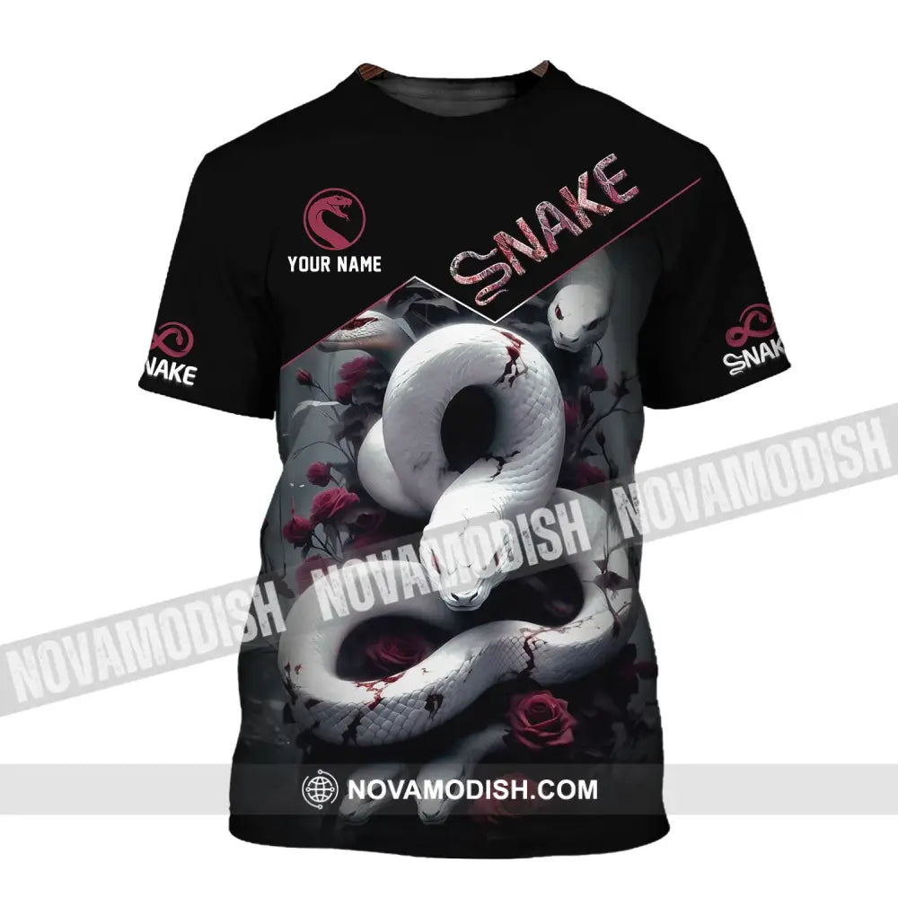 Unisex Shirt Custom Name Snake T-Shirt Hoodie Long Sleeve / S T-Shirt