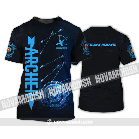 Unisex Shirt - Custom Name Sport Shirt Archery Player T-Shirt / S T-shirt