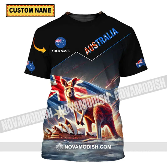 Unisex Shirt - Custom Name Sport Australia Icons T-Shirt