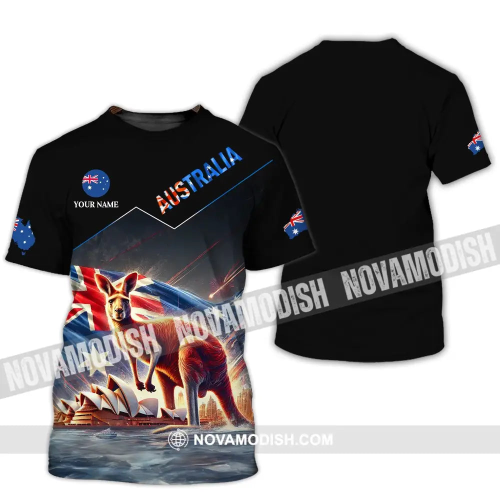 Unisex Shirt - Custom Name Sport Australia Icons T-Shirt / S T-Shirt