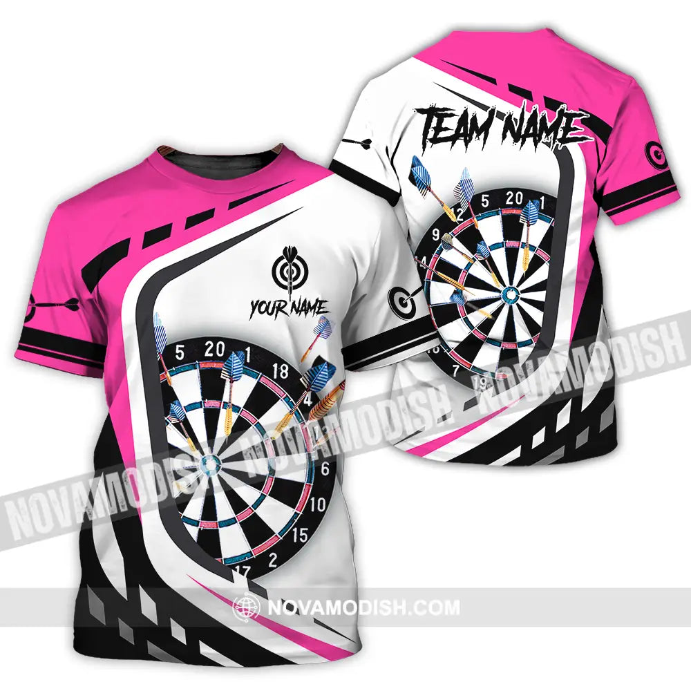 Unisex Shirt - Custom Name Sport Shirt Darts Player T-Shirt / S T-shirt