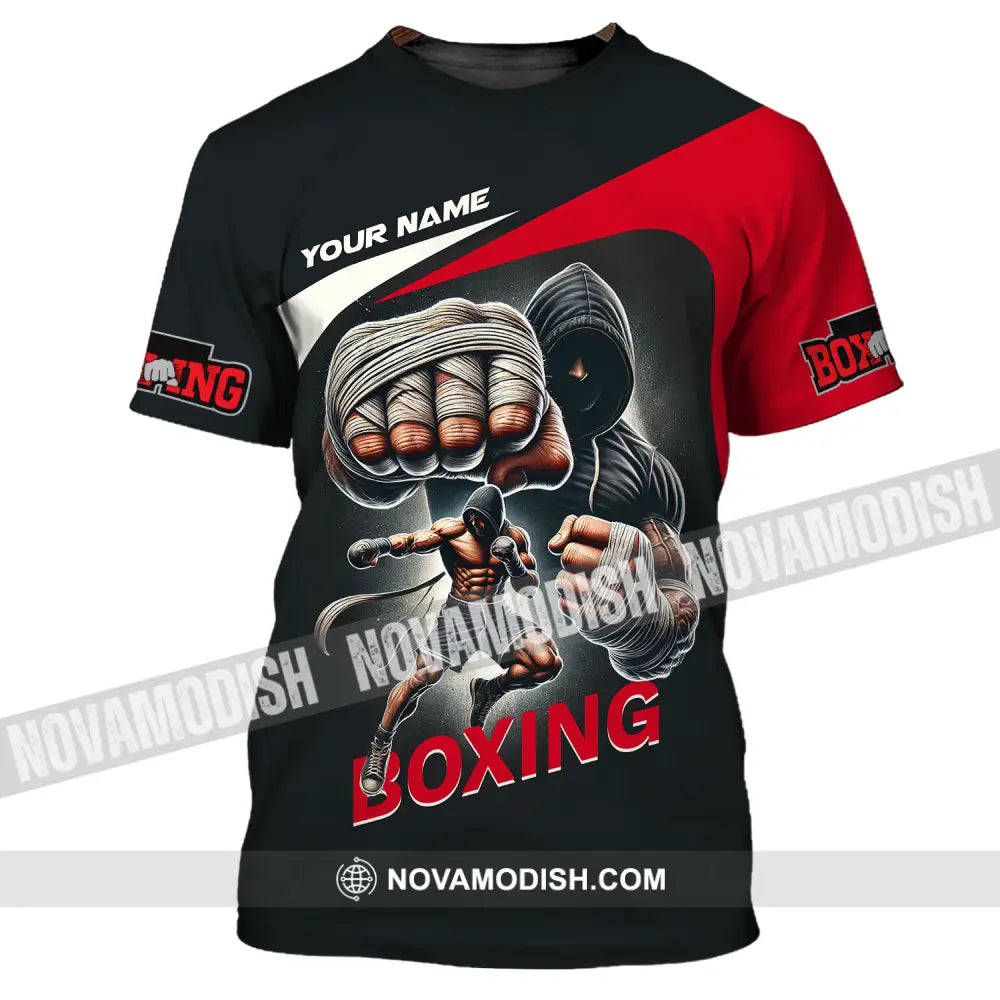 Unisex Shirt - Custom Name Sport Shirt King Of Boxing T-Shirt / S T-shirt