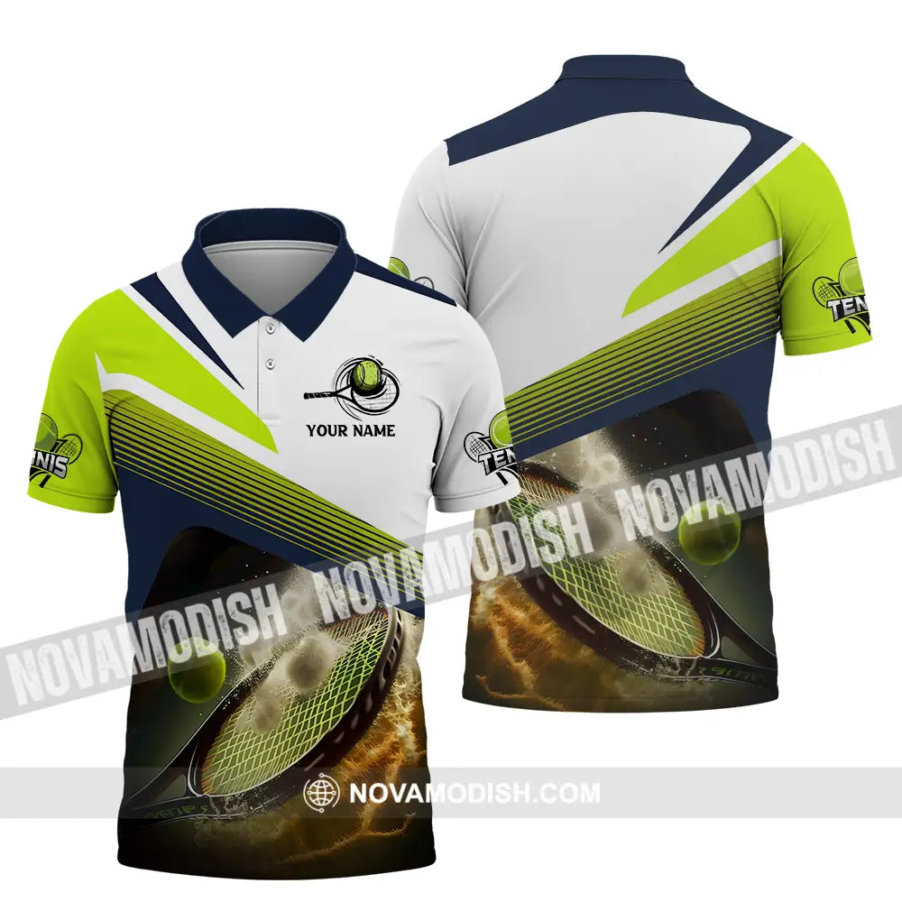Unisex Shirt - Custom Name Sport Shirt Tennis Lover Polo Shirt / S T-shirt