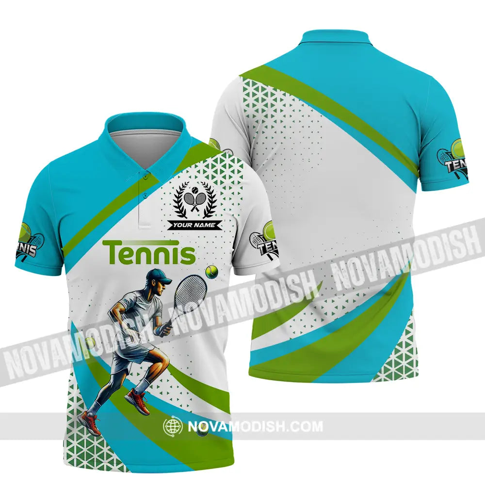 Unisex Shirt - Custom Name Sport Shirt Tennis Lover Polo Shirt / S T-shirt