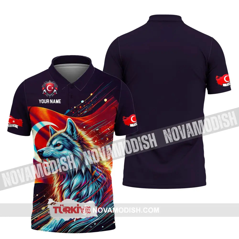 Unisex Shirt - Custom Name Sport Türkiye Polo / S T-Shirt