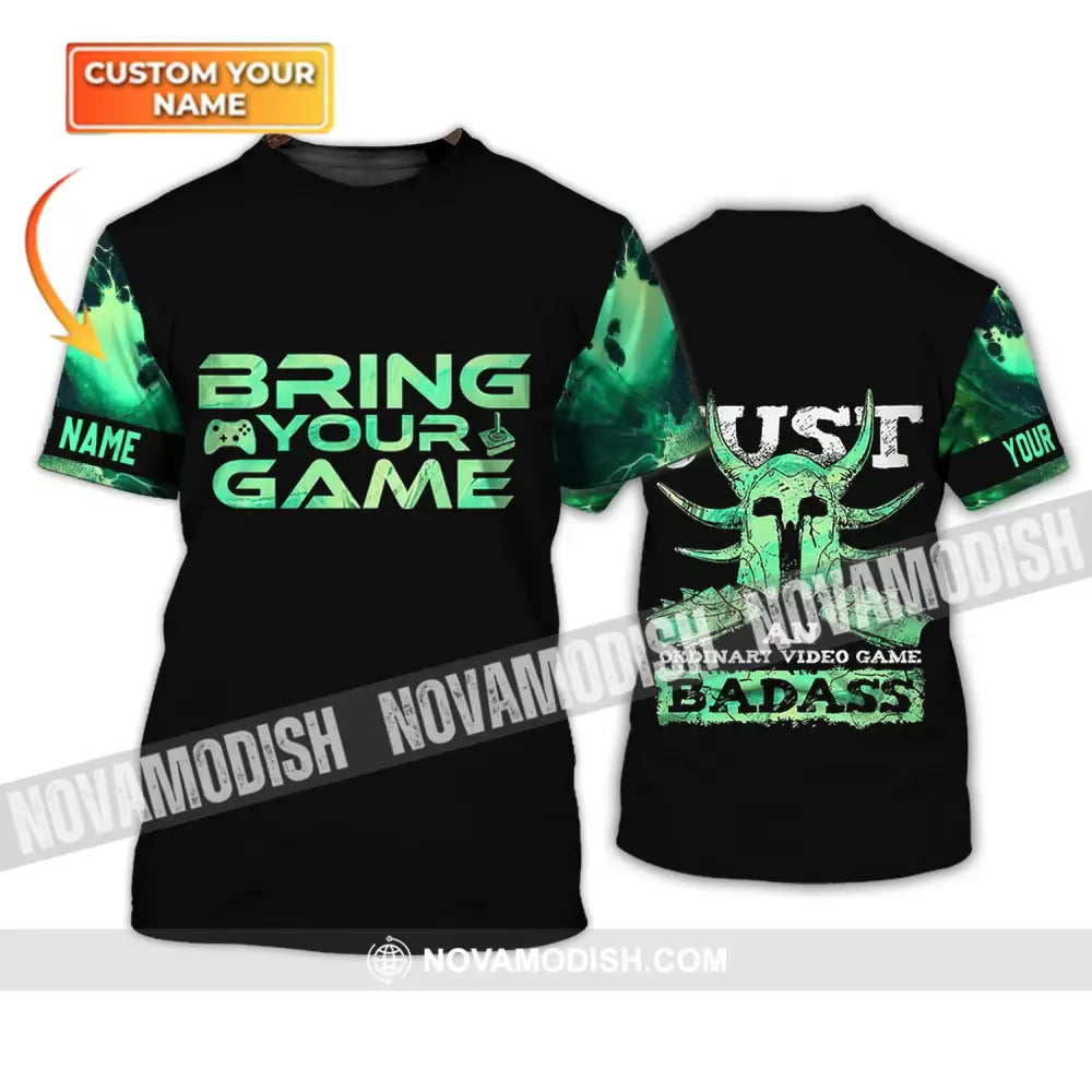Unisex Shirt - Custom Name T-Shirt Bring Your Game T-shirt