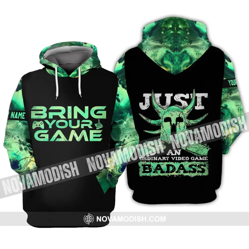 Unisex Shirt - Custom Name T-Shirt Bring Your Game Hoodie / S T-shirt