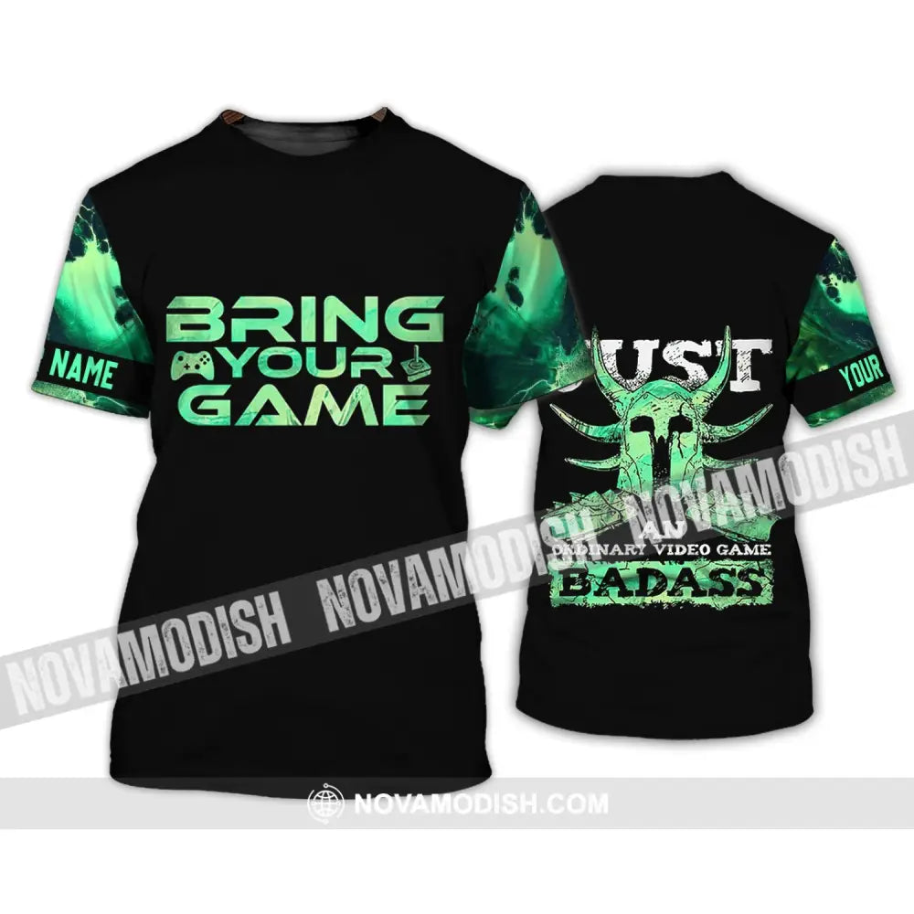 Unisex Shirt - Custom Name T-Shirt Bring Your Game T-Shirt / S T-shirt
