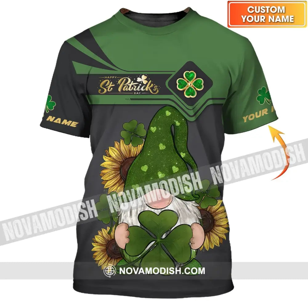 Unisex Shirt - Custom Name T-Shirt - Clover Shirt - Happy Saint Patrick’s Day T-shirt