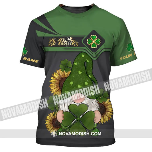 Unisex Shirt - Custom Name T-Shirt - Clover Shirt - Happy Saint Patrick’s Day T-Shirt / S T-shirt