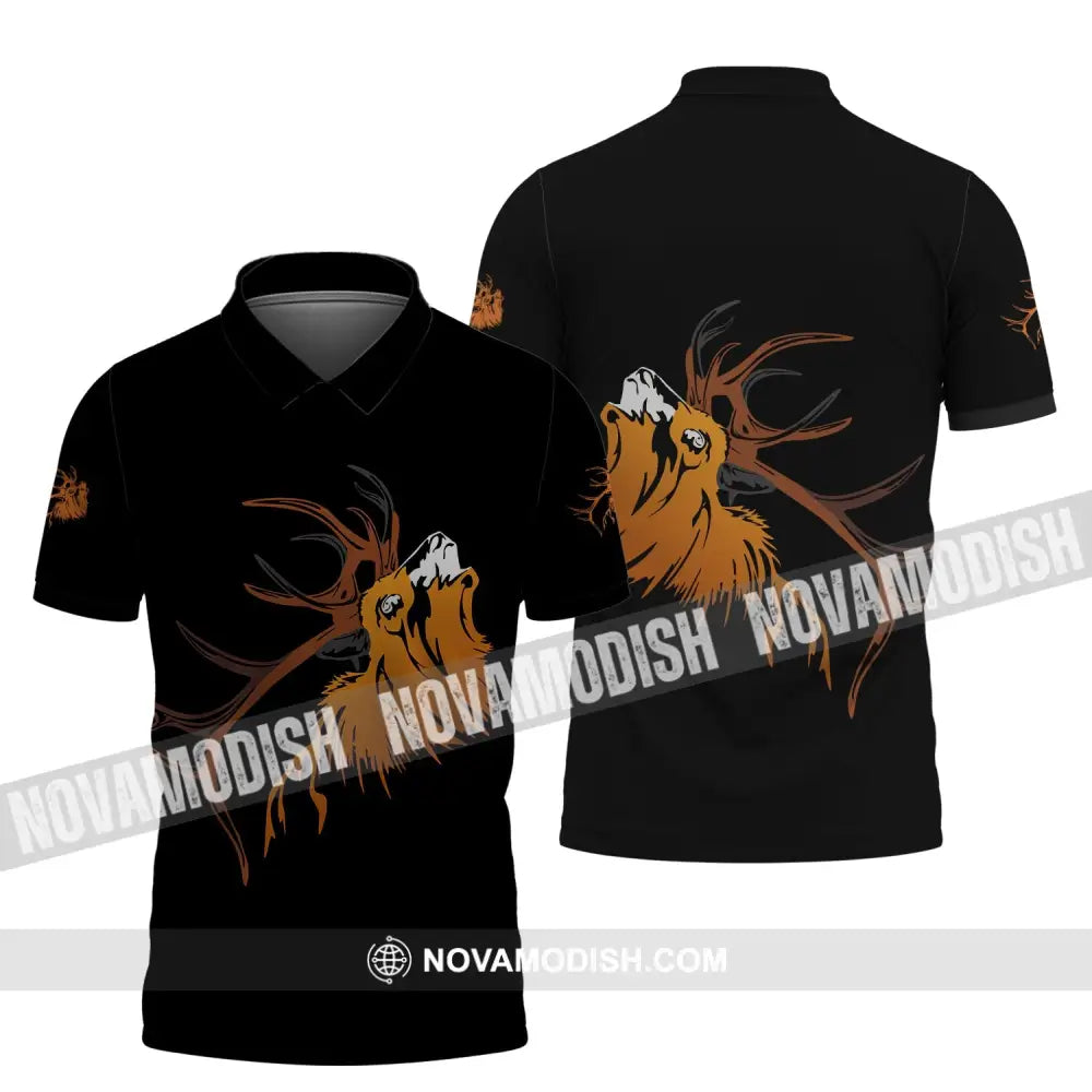 Unisex Shirt - Custom Name T-Shirt Deer Shirt Polo Shirt / S T-shirt