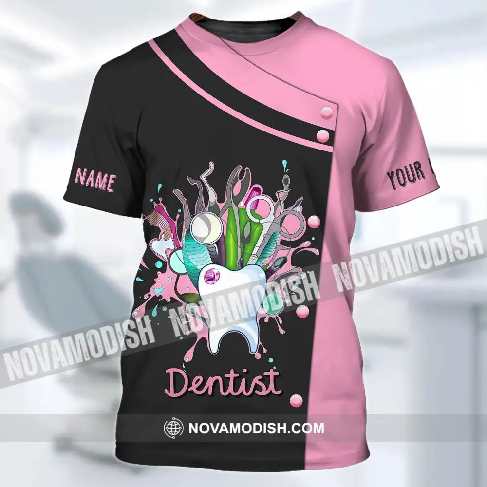 Unisex Shirt - Custom Name T-Shirt Dentist Name Shirt T-shirt