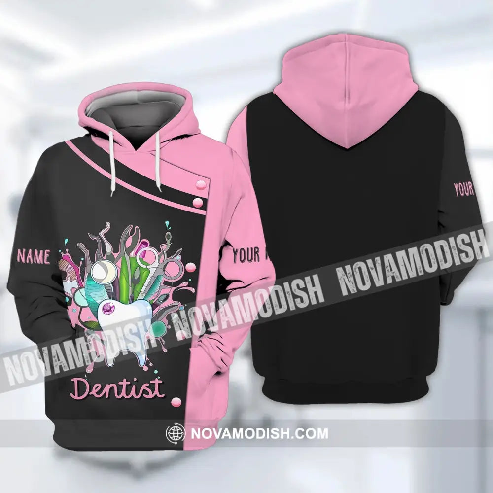 Unisex Shirt - Custom Name T-Shirt Dentist Name Shirt Hoodie / S T-shirt