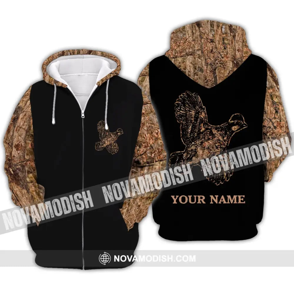 Unisex Shirt - Custom Name T-Shirt Eagle Shirt Zipper Hoodie / S T-shirt