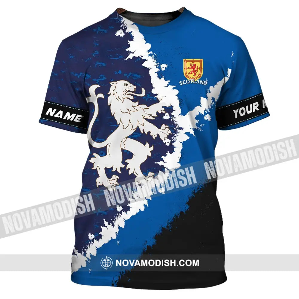 Unisex Shirt - Custom Name T-Shirt England Lion Name Shirt T-shirt