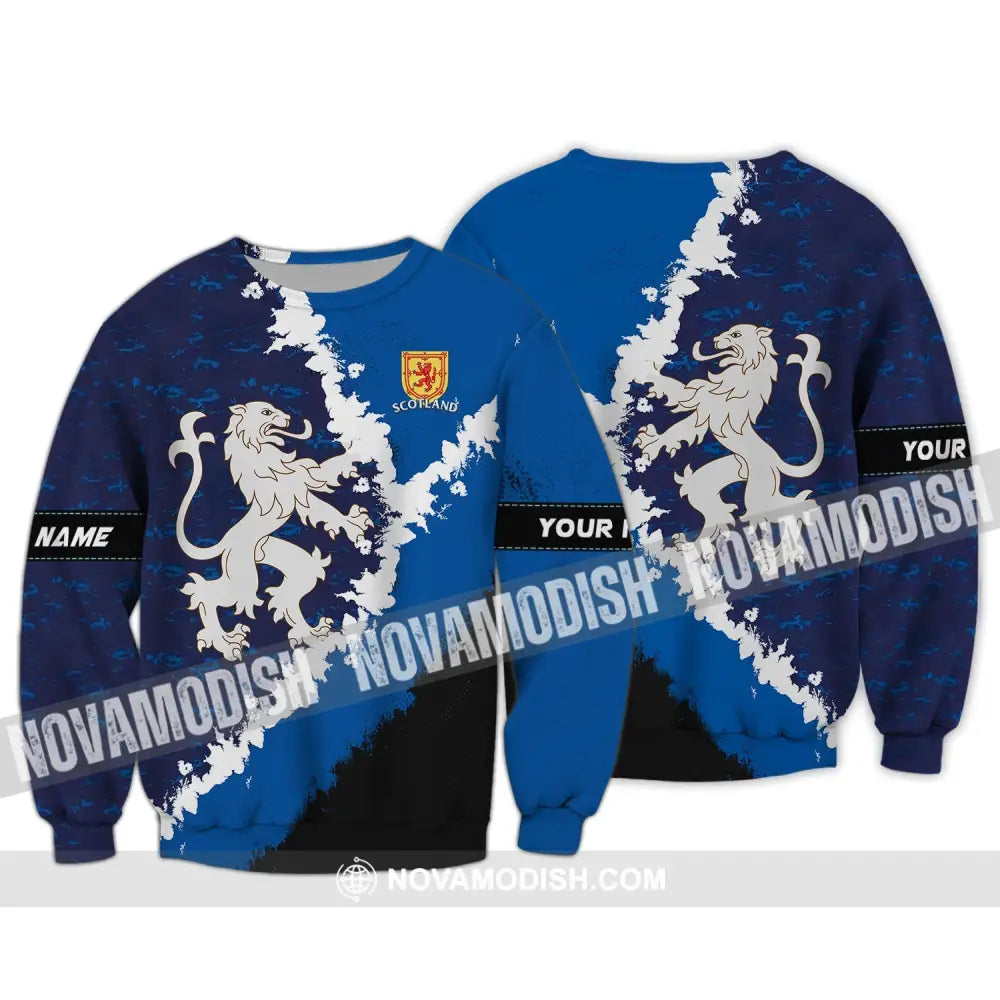 Unisex Shirt - Custom Name T-Shirt England Lion Name Shirt Long Sleeve / S T-shirt