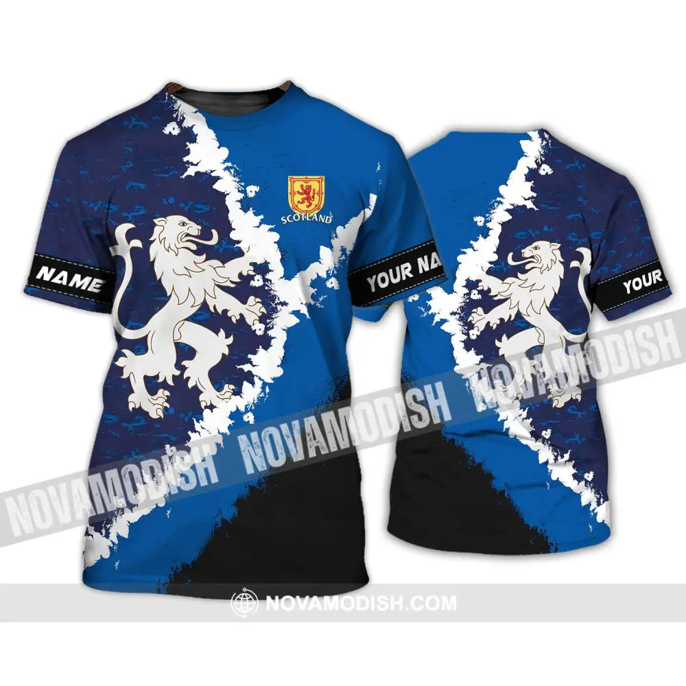 Unisex Shirt - Custom Name T-Shirt England Lion Name Shirt T-Shirt / S T-shirt