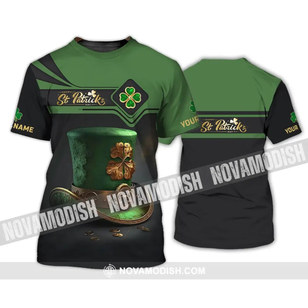 Unisex Shirt - Custom Name T-Shirt - Happy ST. Patrick’s Day Clothing T-Shirt / S T-shirt