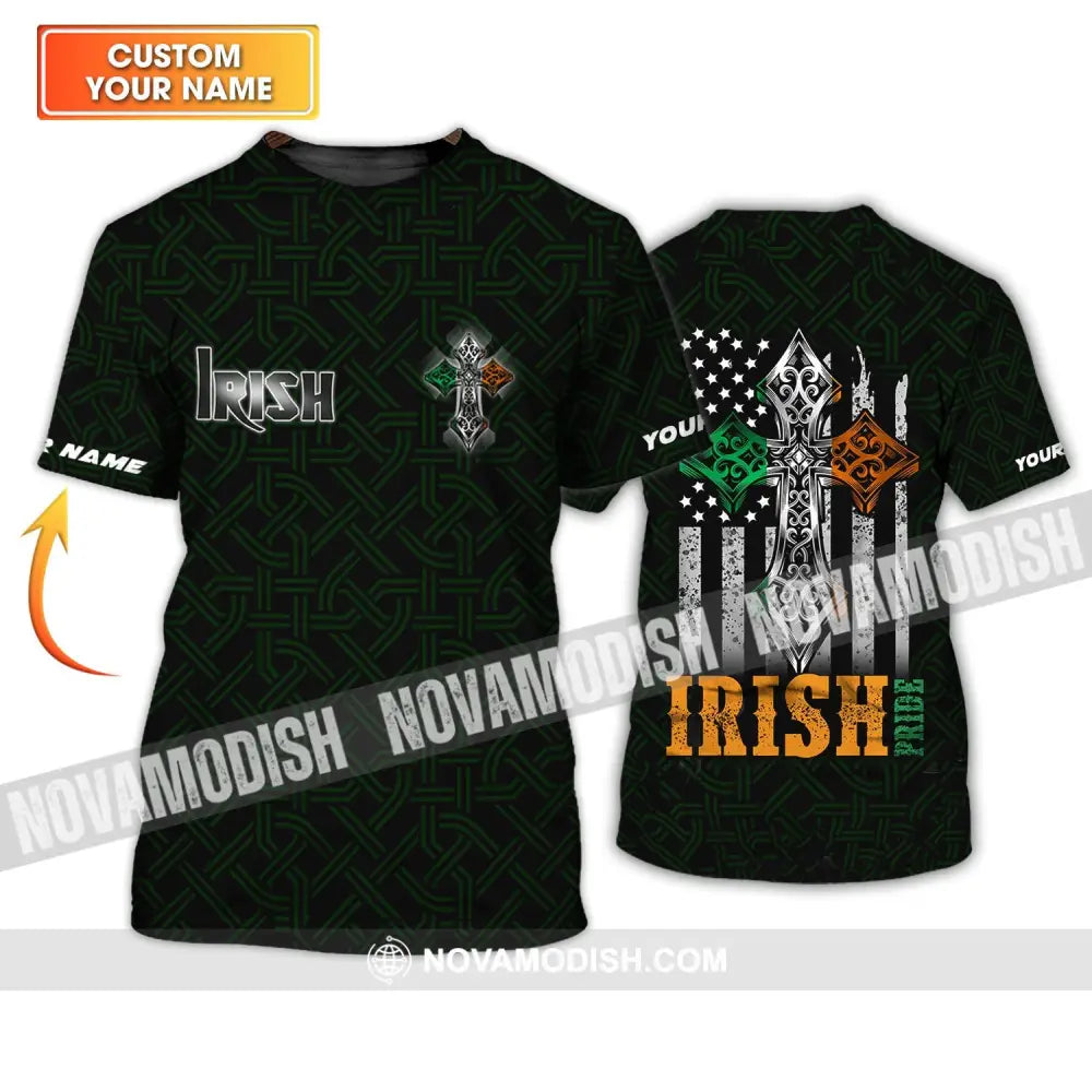 Unisex Shirt - Custom Name T-Shirt - Irish Pride Shirt T-shirt