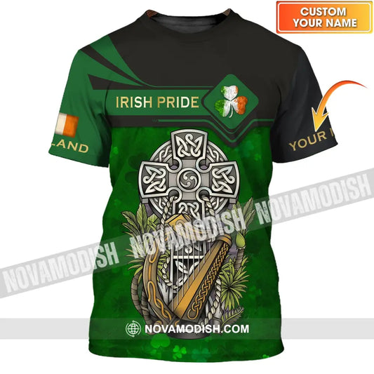 Unisex Shirt - Custom Name T-Shirt - Irish Pride Shirt - Happy Saint Patrick’s Day T-shirt