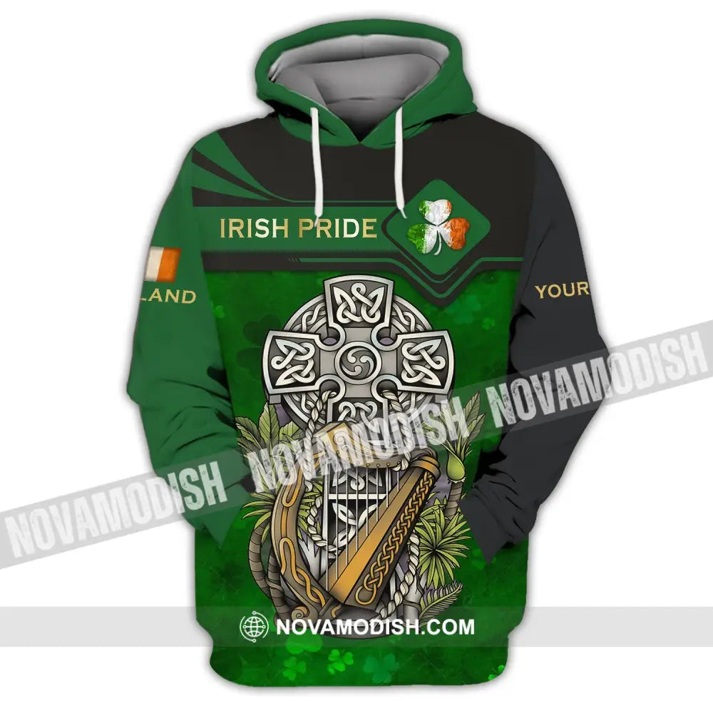 Unisex Shirt - Custom Name T-Shirt - Irish Pride Shirt - Happy Saint Patrick’s Day Hoodie / S T-shirt