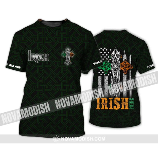Unisex Shirt - Custom Name T-Shirt - Irish Pride Shirt T-Shirt / S T-shirt