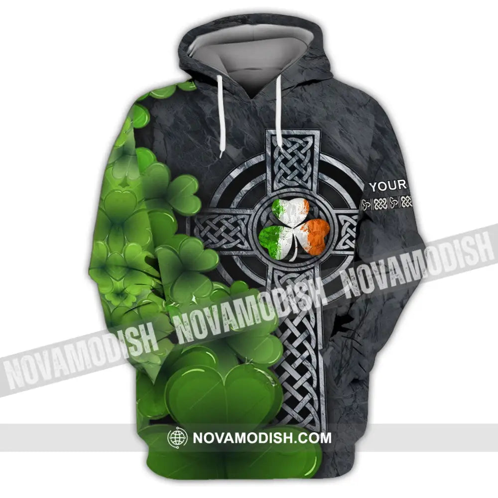Unisex Shirt - Custom Name T-Shirt - Patrick’s Day Gift Happy Saint Patrick’s Day Hoodie / S T-shirt