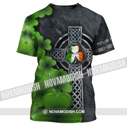 Unisex Shirt - Custom Name T-Shirt - Patrick’s Day Gift Happy Saint Patrick’s Day T-Shirt / S T-shirt