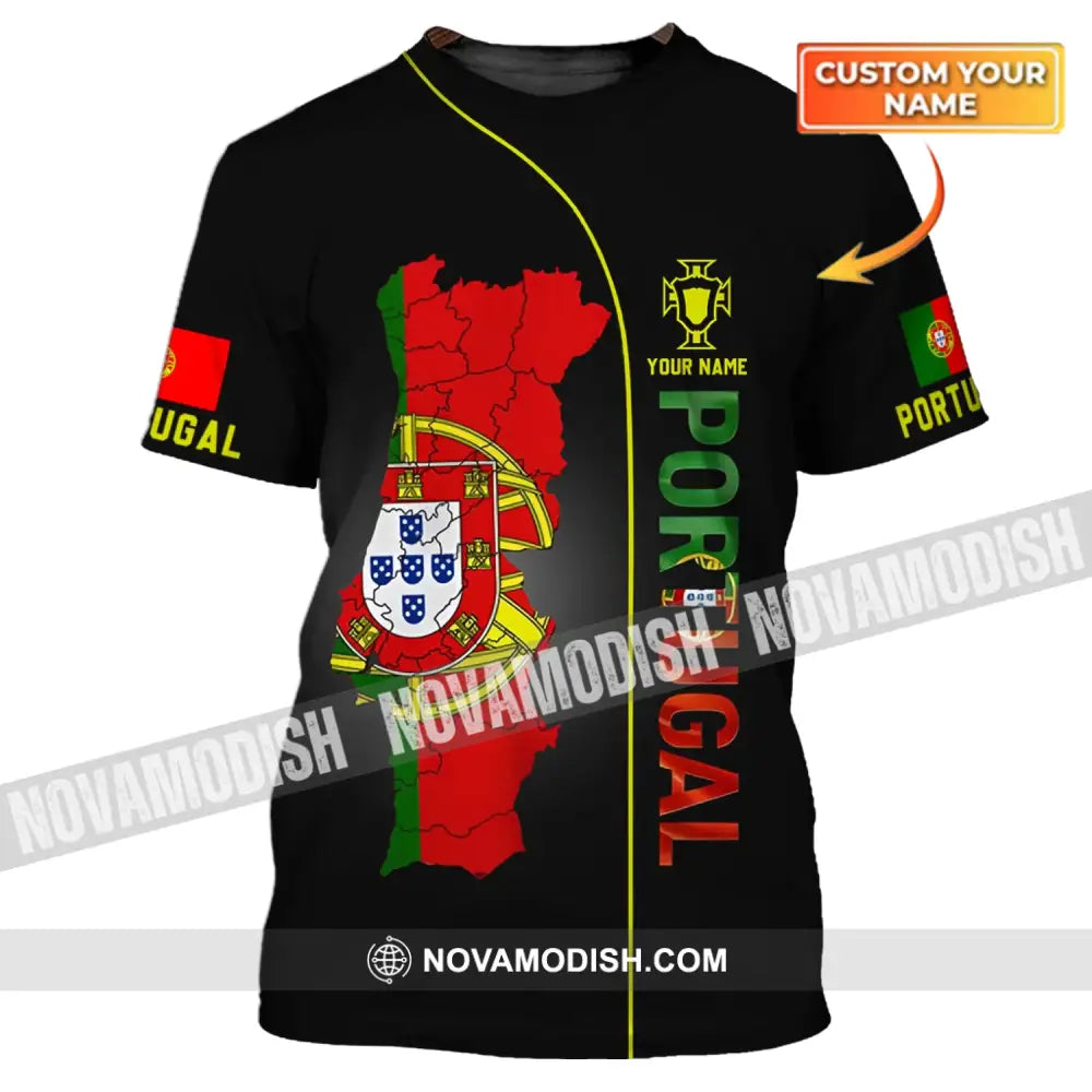 Unisex Shirt - Custom Name T-Shirt Portugal Name Clothing T-shirt
