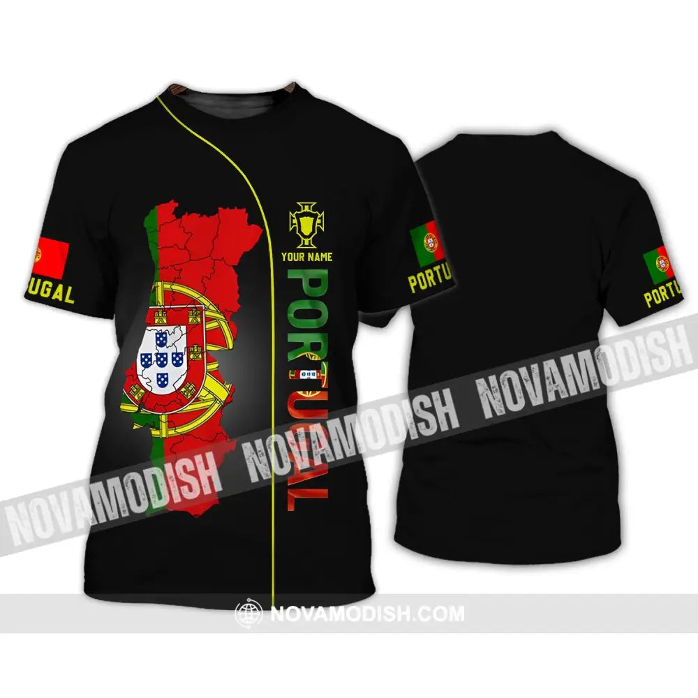 Unisex Shirt - Custom Name T-Shirt Portugal Name Clothing T-Shirt / S T-shirt