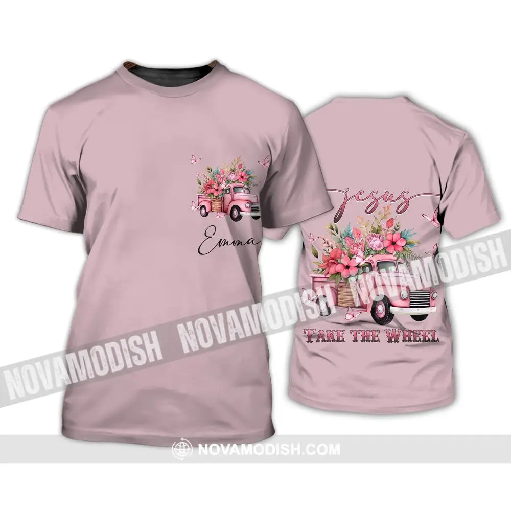 Unisex Shirt - Custom Name T-Shirt - Take The Wheel Clothing T-Shirt / S T-shirt
