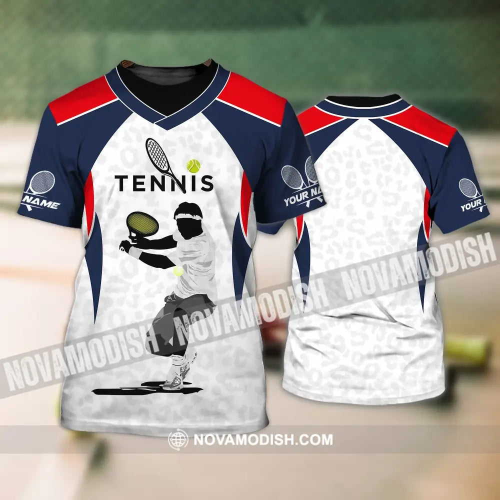 Unisex Shirt - Custom Name T-Shirt Tennis Lover Tennis Player Shirt T-shirt