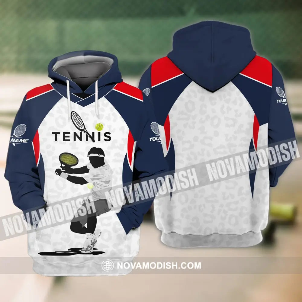 Unisex Shirt - Custom Name T-Shirt Tennis Lover Tennis Player Shirt Hoodie / S T-shirt
