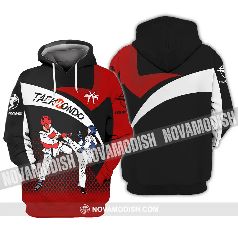 Unisex Shirt - Custom Name Shirt Taekwondo Fighters Hoodie / S T-shirt