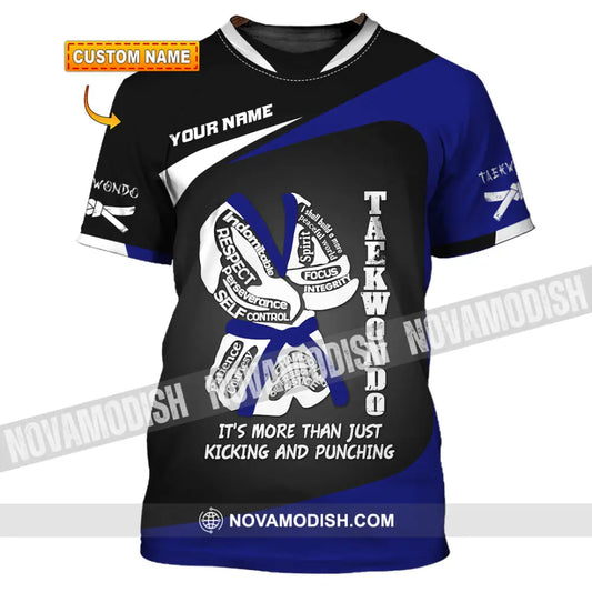 Unisex Shirt Custom Name Taekwondo Lover Gift T-Shirt