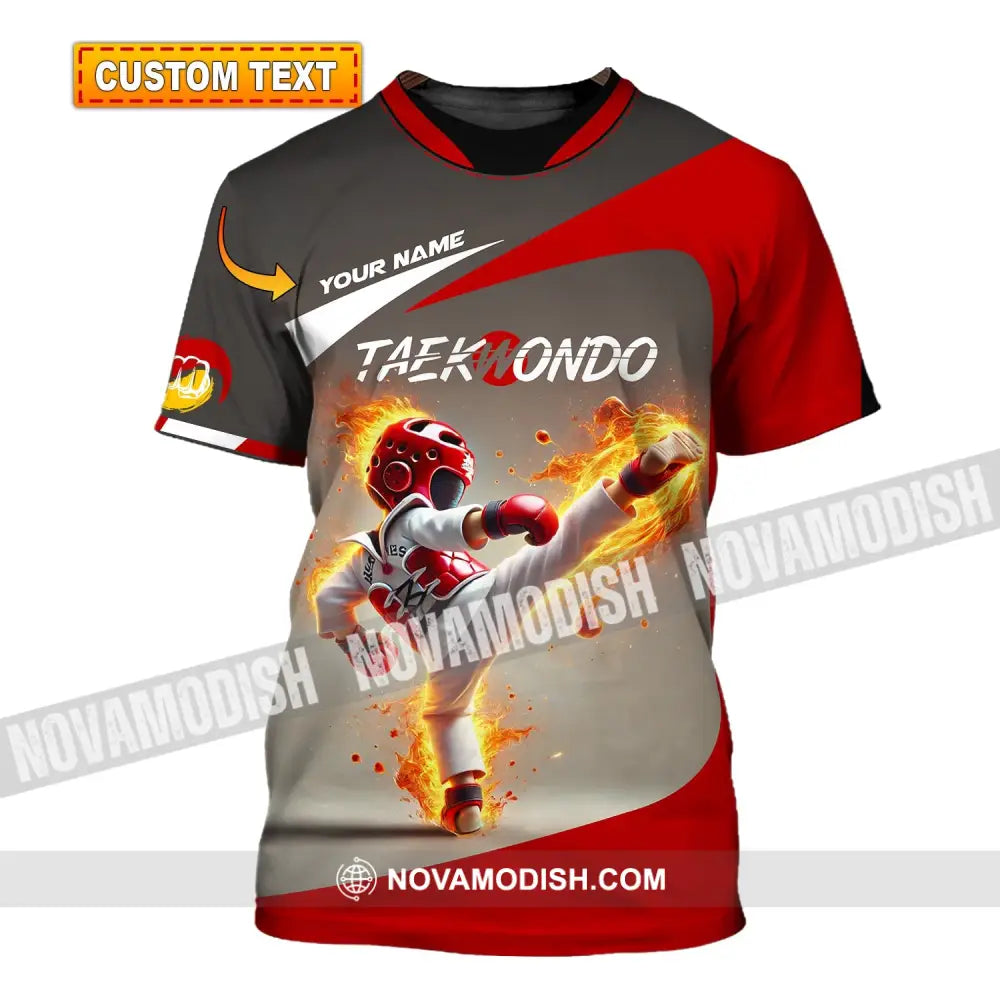 Unisex Shirt - Custom Name Taekwondo T-Shirt