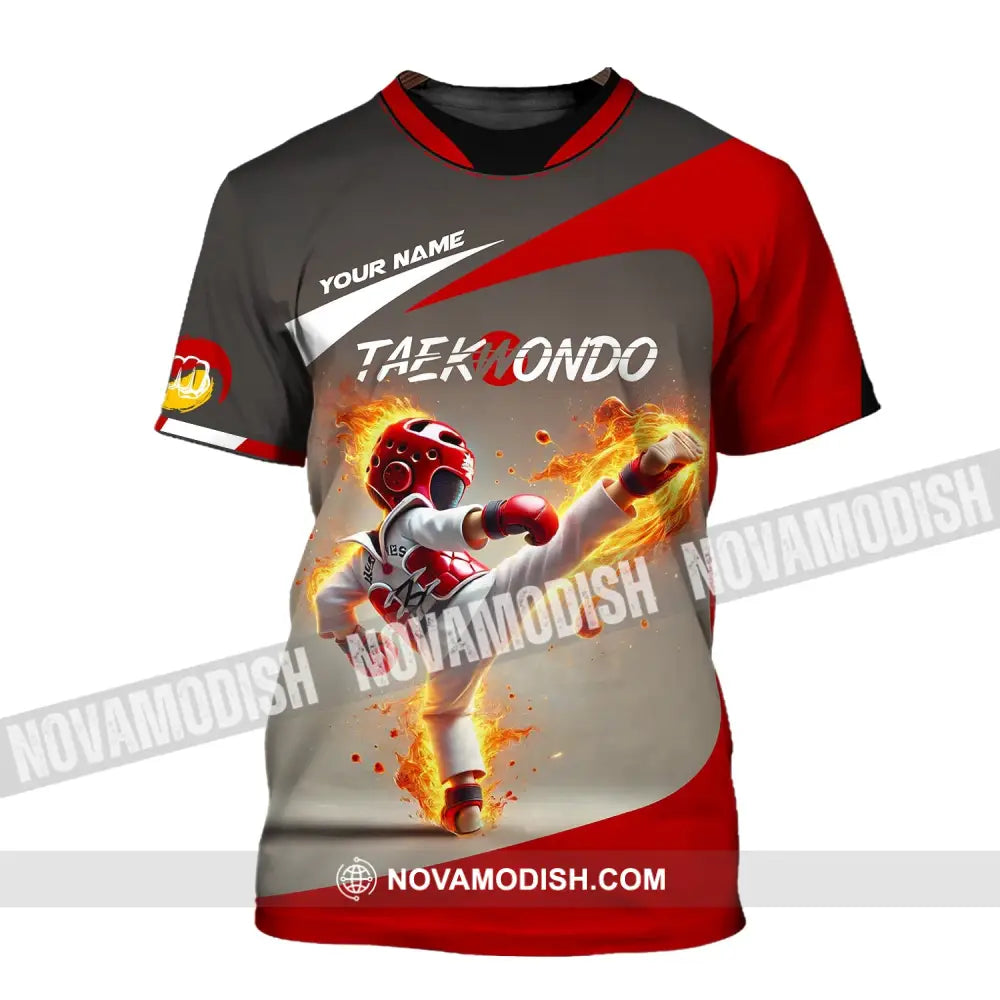 Unisex Shirt - Custom Name Taekwondo T-Shirt / S T-Shirt